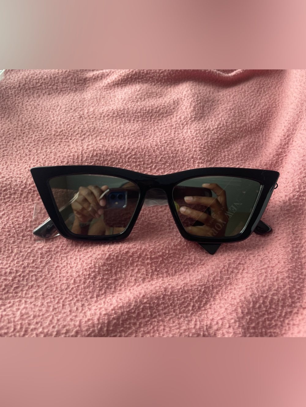 Black Cat-Eye Women's Sunglasses - Unbranded
